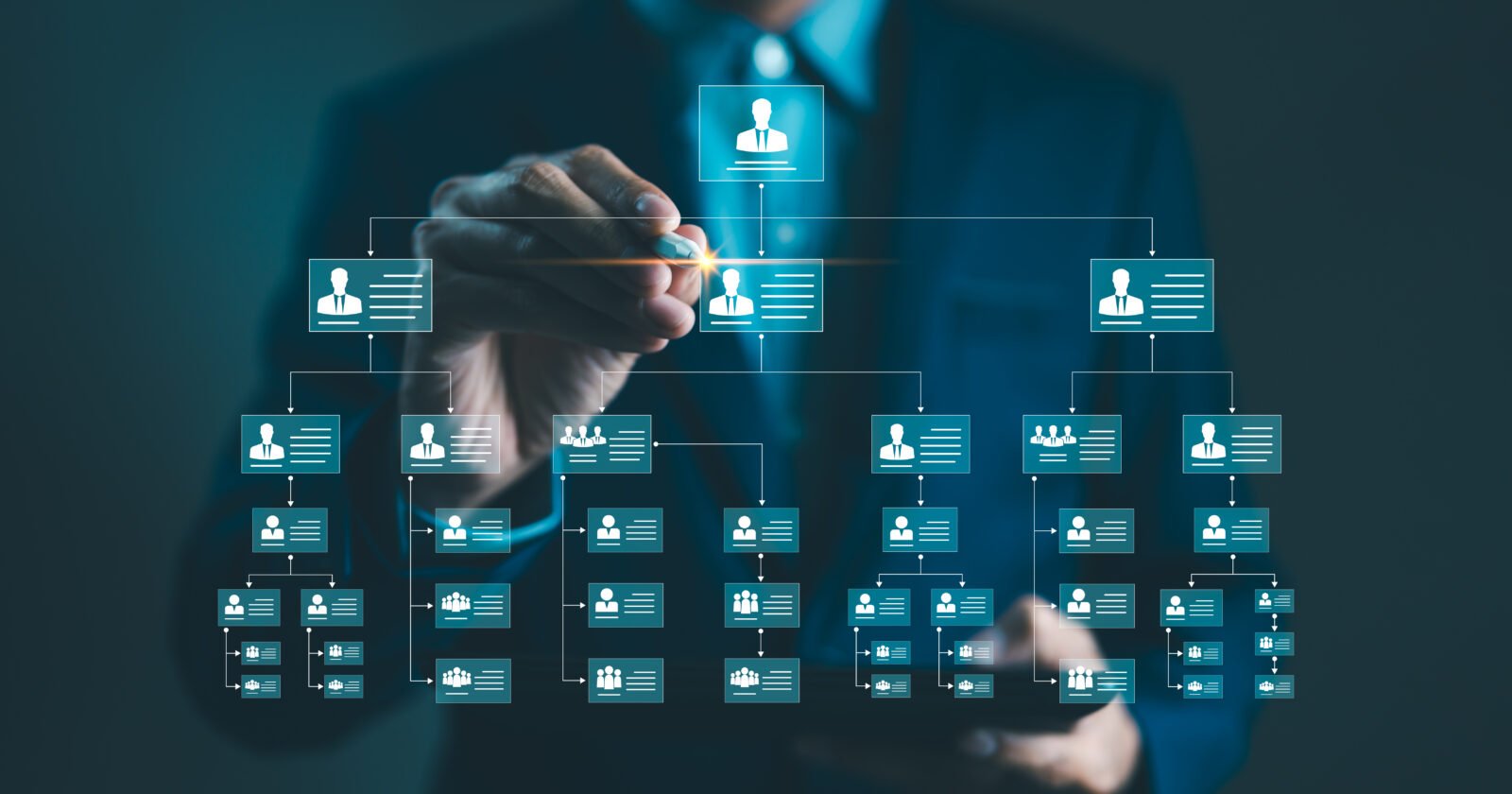 Illustration de la cartographie des décideurs pour une prospection efficace dans une entreprise de taille intermédiaire