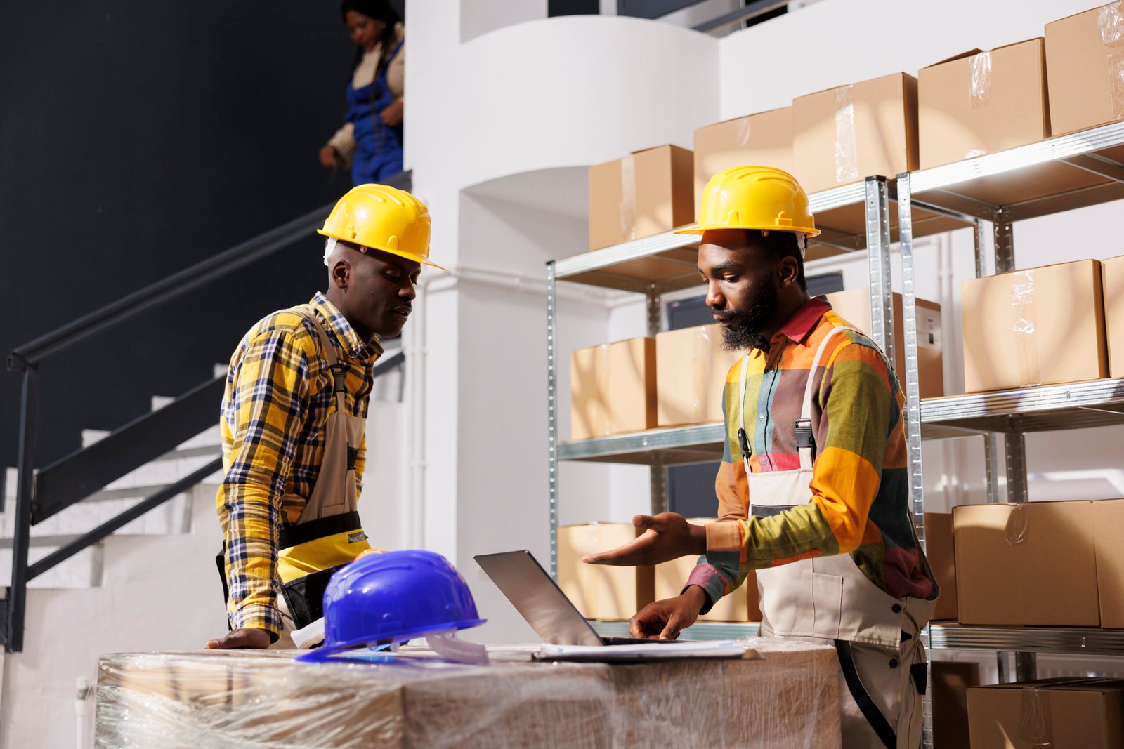 Kit distributeur industriel sur fond blanc pour évaluation de l'efficacité et optimisation des performances