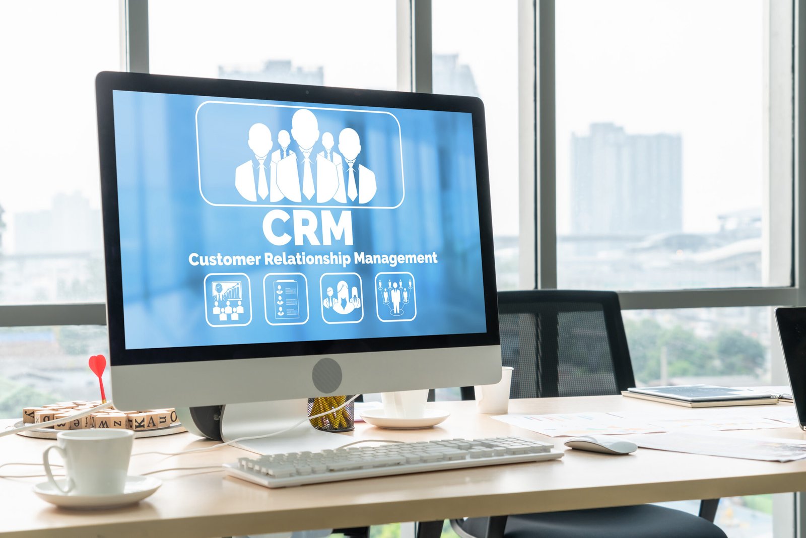 Visuel d'une stratégie de réactivation clients intégrée à une base CRM moderne et efficace