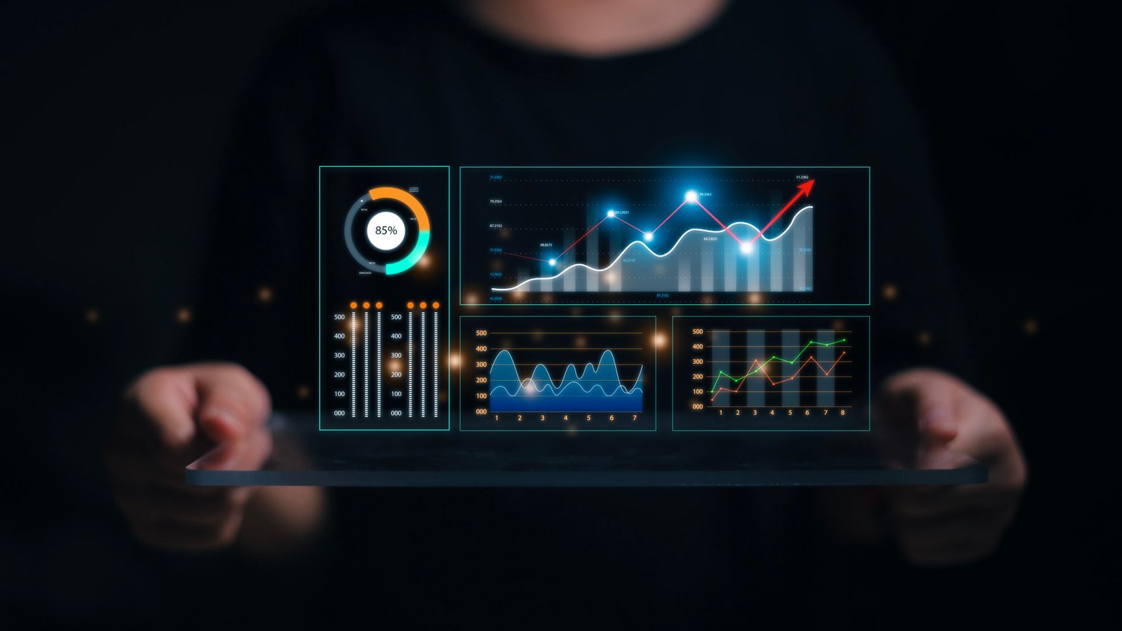Tableau de bord marketing affichant des KPI clés pour optimiser les performances et ajuster les stratégies